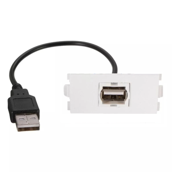 Conector Usb Para Faceplate Universal Socket Hembra Macho