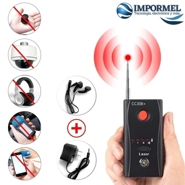 Super Detector De Camaras Microfonos Espia Gps Wifi Fm 3g Ip