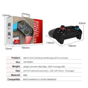 Control Pro Nintendo Switch Pc Android Bluetooth Inalambrico