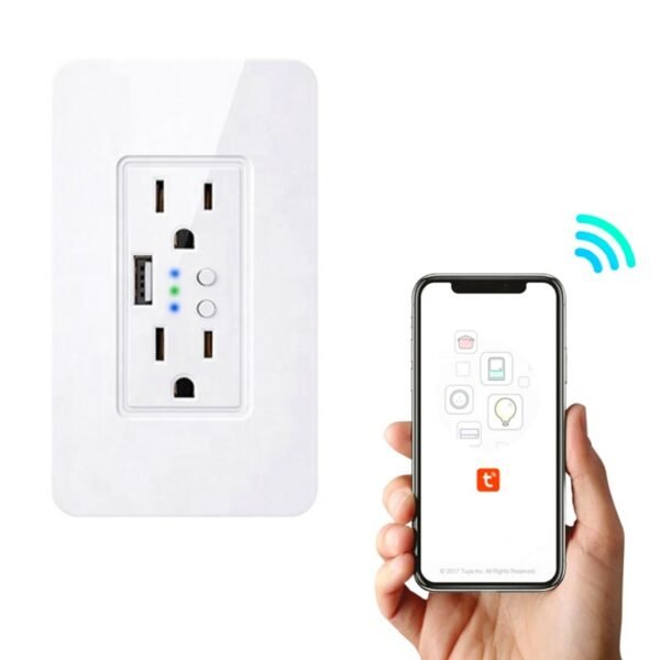 Tuya Smart Toma de Pared USB inteligente tuya alexa