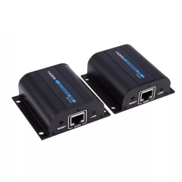 Extensor Cable Hdmi Mediante Utp 60 Metros Hd 60m Ir 3d