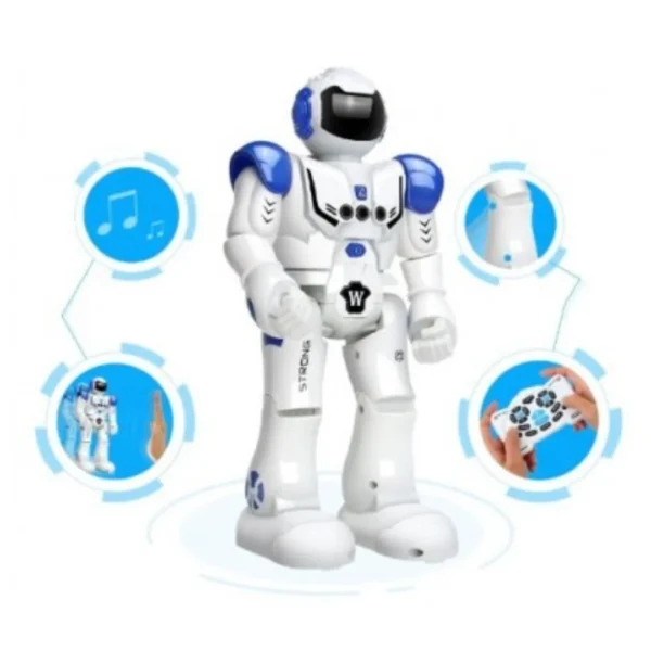 Androide Robot Control Rc Usb Juguete Camina Musica Baila