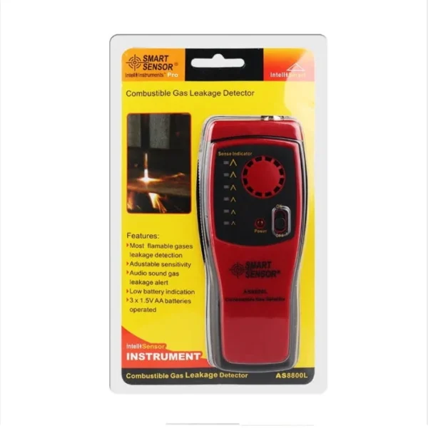 Detector De Gases Inflamables Smart Sensor As8800l Alarma