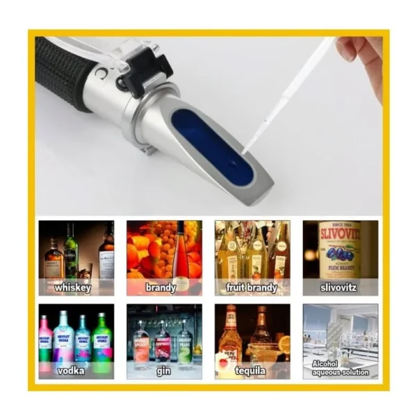 Refractometro De Liquidos De 0 Al 90 % Azucar Frutas Brix