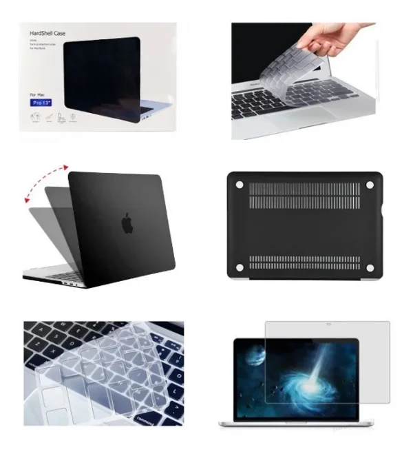 Case Rigido Macbook Pro 13 15 Air 11 13 Retina Teclado Mica