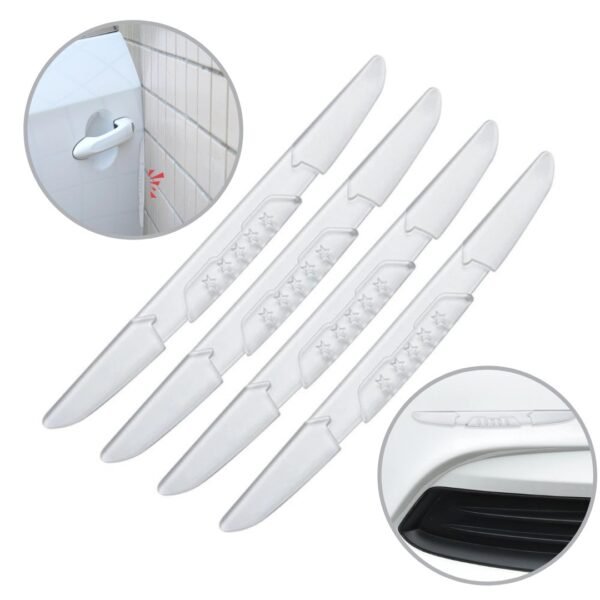 Protector de Puerta 4 un Anti Colision Arañazos Transparente PVC