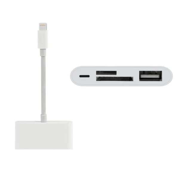 Adaptador Convertidor Camara Otg iPhone iPad Lightning Sd