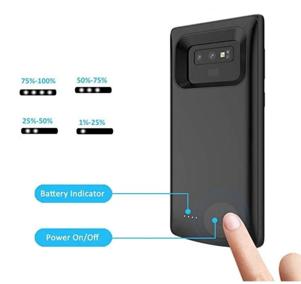 Case Bateria Samsung Note 9 Battery Case 5000 Mah Estuche