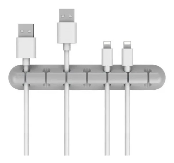 Organizador de cable silicona telefono carga auricular mouse