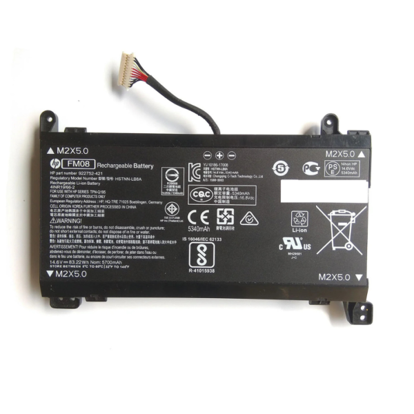 Bateria HP FM08XL FM08 Omen 17-AN013TX 922752-421 HSTNN-LB8A TPN-Q195 Omen 17 2017 Omen 17-an000 HQ-TRE 12 pines