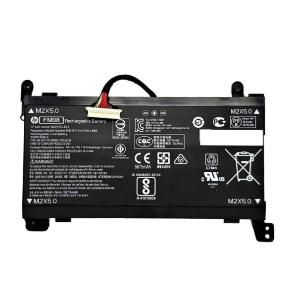 Bateria HP FM08XL FM08 OMEN 17-AN008CA 17-AN012DX 17-AN013DX 17-AN020CA- Omen 17 2017 Omen 17-an000 HQ-TRE 16 PINES