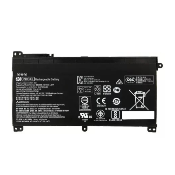 Bateria HP Pavilion X360 ON03XL 13-U 13-U140TU HSTNN-LB7P TPN-W118- 13-U114TU TPN-W118Q183